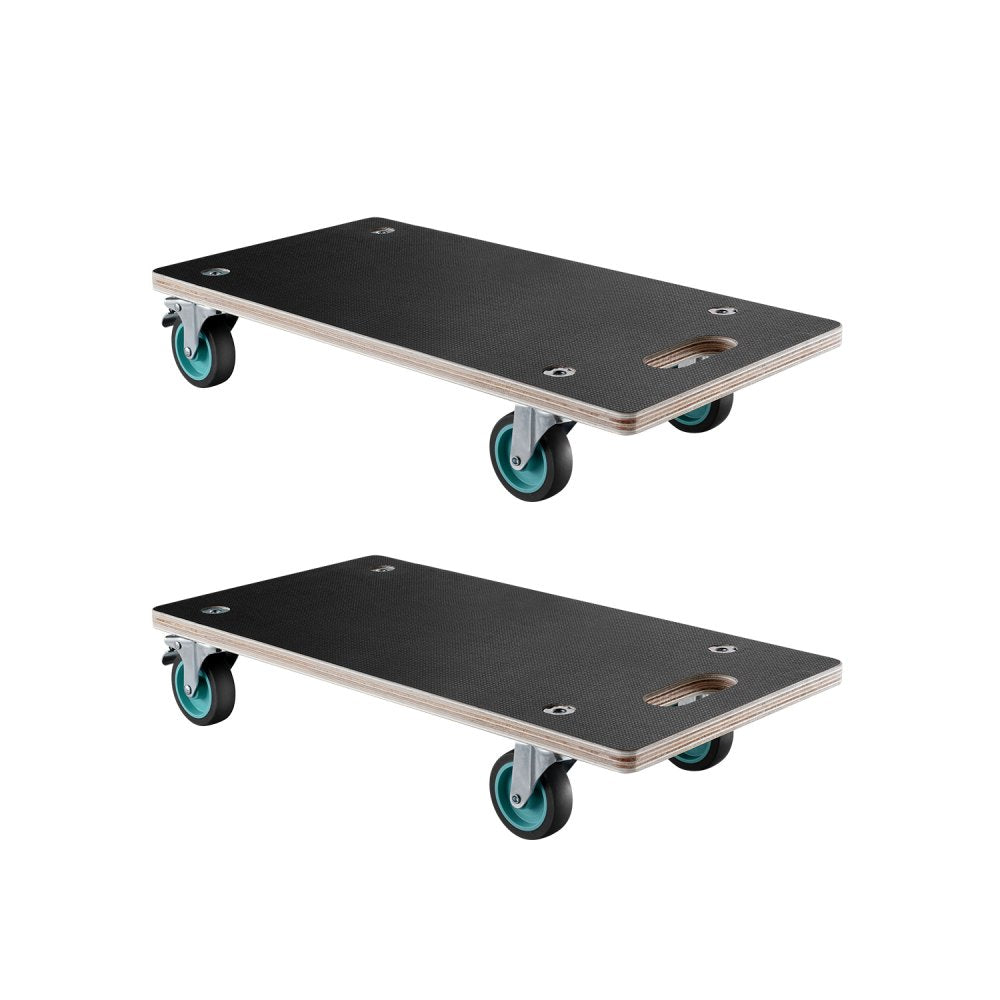 VEVOR Furniture Dolly, 551 lbs Load Capacity, Furniture Moving Dollies with 4 TPR Silent Wheels, Rectangle