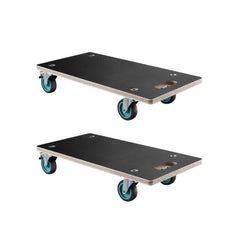 VEVOR Furniture Dolly, 551 lbs Load Capacity, Furniture Moving Dollies with 4 TPR Silent Wheels, Rectangle