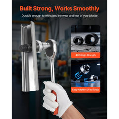 VEVOR Knockout Punch Set, 1/2 to 2 inch SLUG-Buster Ratchet Knockout Set, Ratchet Wrench Knockouts Punch Sets for