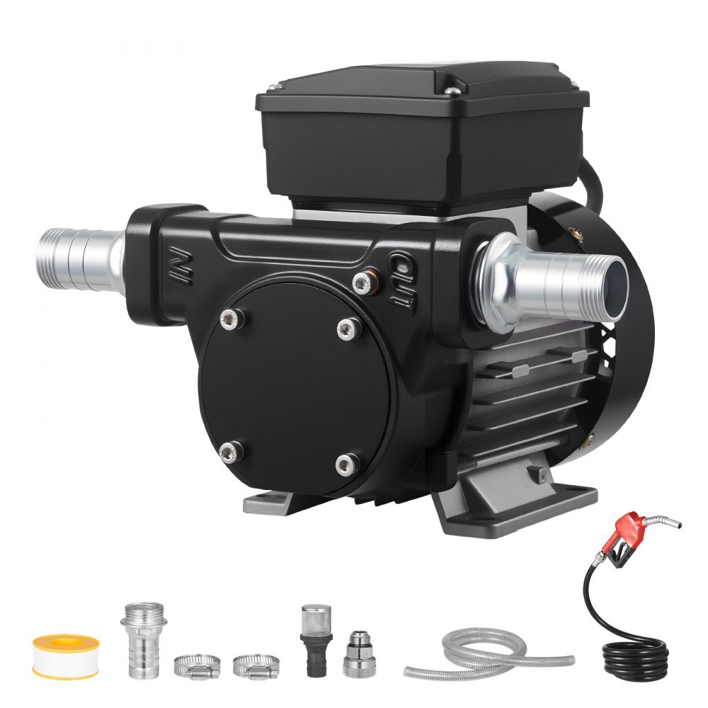 VEVOR Fuel Transfer Pump 110V, 16 GPM 60 L/min, AC Electric Oil Transfer Pump for Diesel Kerosene Biodiesel, with Auto