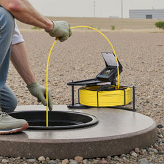 VEVOR Sewer Camera, 98 ft/30m, 4.3" Drain Inspection Camera, IP68 Waterproof Snake Plumbing Camera with Lights - 6