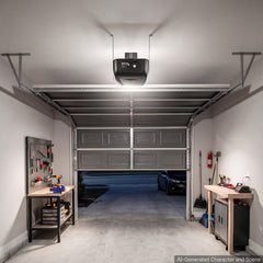 VEVOR Garage Door Opener 1/2 HP Ultra-Quiet Belt Drive WiFi Smart Opener, for Residential Garage, Includes Durable