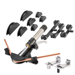 VEVOR Hydraulic Tubing Bender Kit, 1/4 to 7/8 Inch, Copper Tube Pipe Bender, Forward/Reverse HVAC Bending Tool Set