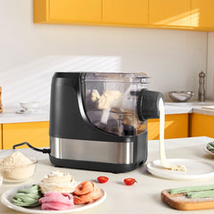 VEVOR Electric Pasta Maker, 150W Automatic Noodle Maker Machine with 8 Pasta Shapes, 4 Intelligent Modes, 500g Flour