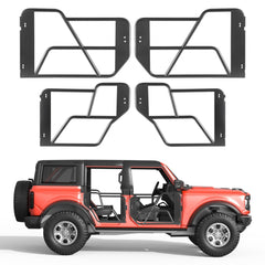 VEVOR Tube Doors, 4-Door, Compatible with 2021-2026 Ford Bronco (Excluding Bronco Sport), Steel Off Road Front & Rear