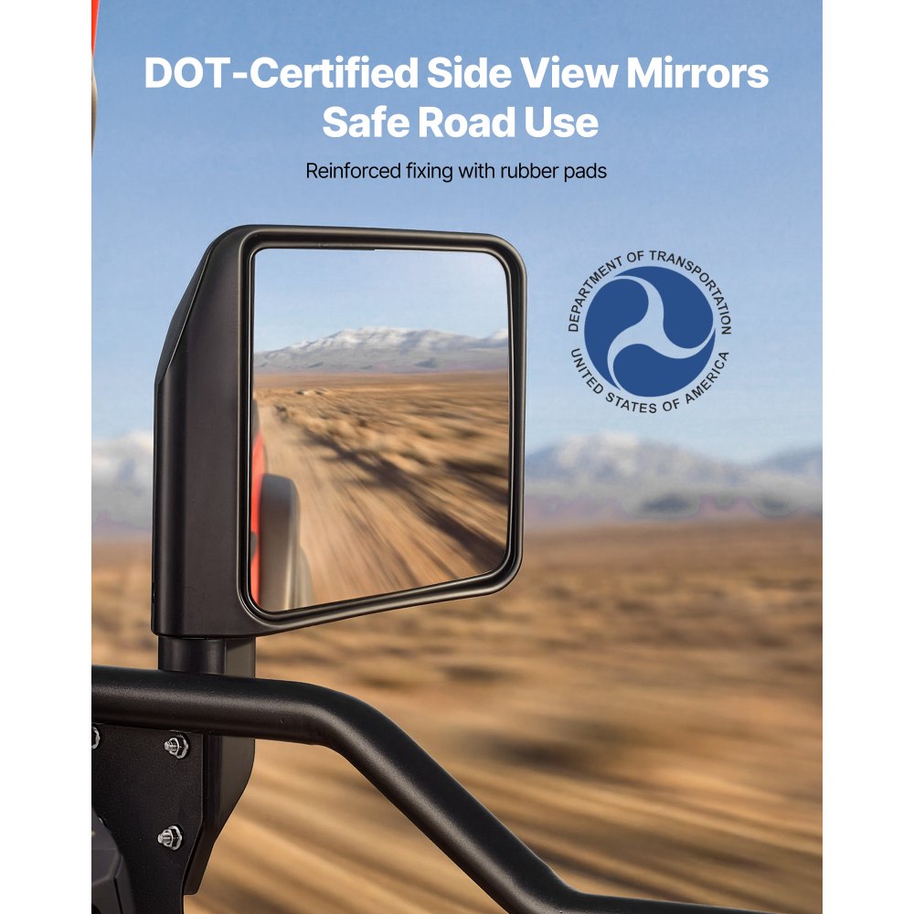 VEVOR Jeep Tube Doors, 4-Door, Compatible with 2018-2026 Jeep Wrangler JL & 2020-2026 Gladiator JT, Steel Off Road