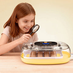 VEVOR 24 Egg Incubator, Automatic Egg Turner with LED Candler, Temperature Control & Humidity Display, 360° View