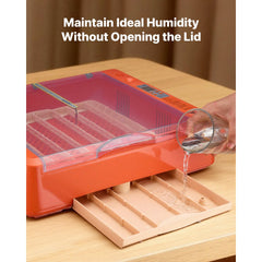 VEVOR 36 Egg Incubator, Automatic Egg Turner with LED Candler & Water Tray, Temperature & Humidity Control, 360° View