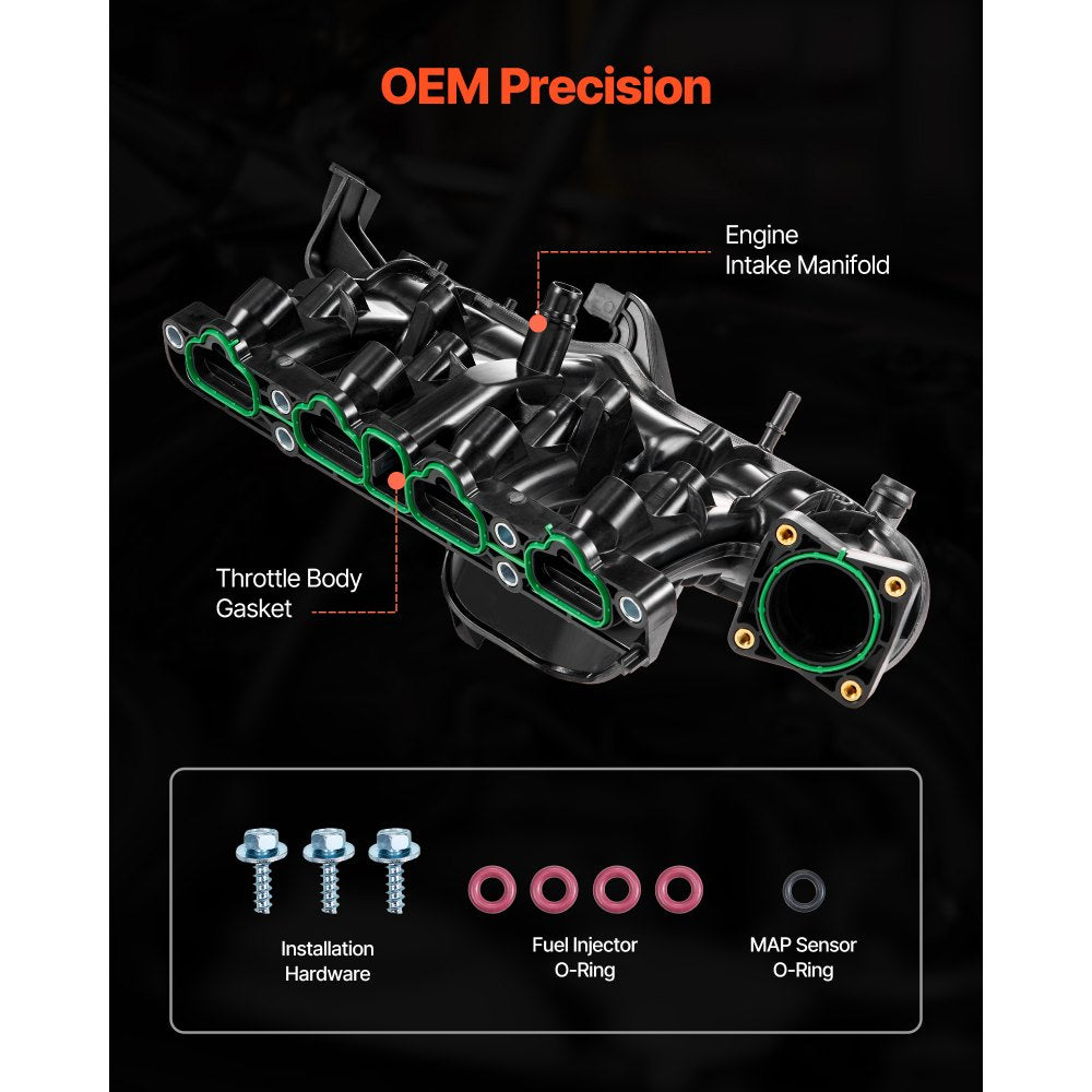 VEVOR Intake Manifold, with Gasket, Engine Intake Manifold Assembly Compatible with 2013-2019 Buick Encore, Replacement