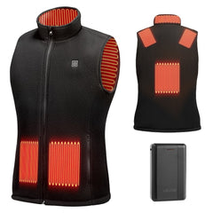 VEVOR Heated Vest, Women Electric Heating Vest with 16000 mAh Battery Pack, 6 Heating Zones Lightweight Rechargeable