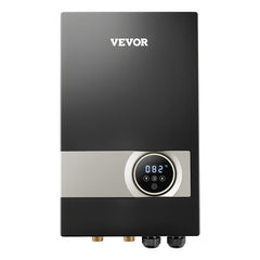 VEVOR Tankless Electric Water Heater, 27kW Instant Hot Water Heater Under Sink, On Demand for Bathroom, Kitchen, Office