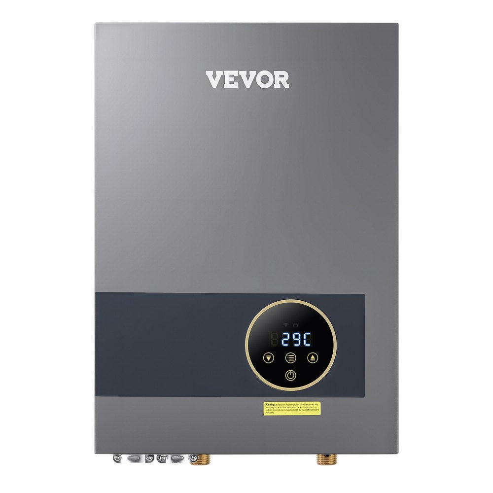 VEVOR Tankless Electric Water Heater, 36kW Instant Hot Water Heater Under Sink, On Demand for Bathroom, Kitchen, Office