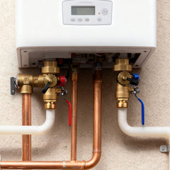VEVOR Water Heater Kit, 3/4 Inch Tankless Water Heater Service Valve Kit with 2PCS 3/4″ NPT to 3/4″ PTC Isolation