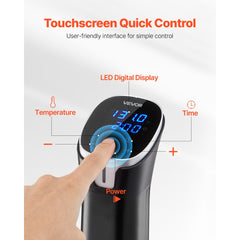 VEVOR Sous Vide Precision Cooker, 1100W Sous-Vide Cooking Machine, WIFI Immersion Circulator with LED Digital Display