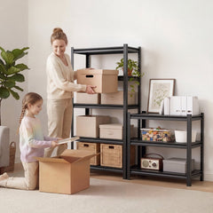 VEVOR Storage Shelves 5-Tier Adjustable Garage Shelving 2000 lbs Capacity, for Kitchen Pantry Basement Bathroom, 31.5"