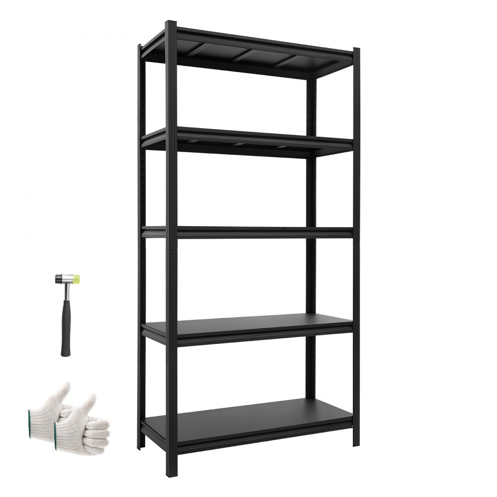 VEVOR Storage Shelves, 5-Tier Adjustable, 3000 lbs Capacity, Heavy Duty Garage Storage Shelving Unit, Metal Utility