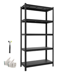 VEVOR Storage Shelves, 5-Tier Adjustable, 3000 lbs Capacity, Heavy Duty Garage Storage Shelving Unit, Metal Utility
