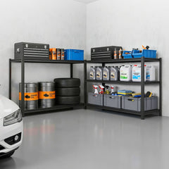 VEVOR Storage Shelves, 5-Tier Adjustable, 3000 lbs Capacity, Heavy Duty Garage Storage Shelving Unit, Metal Utility