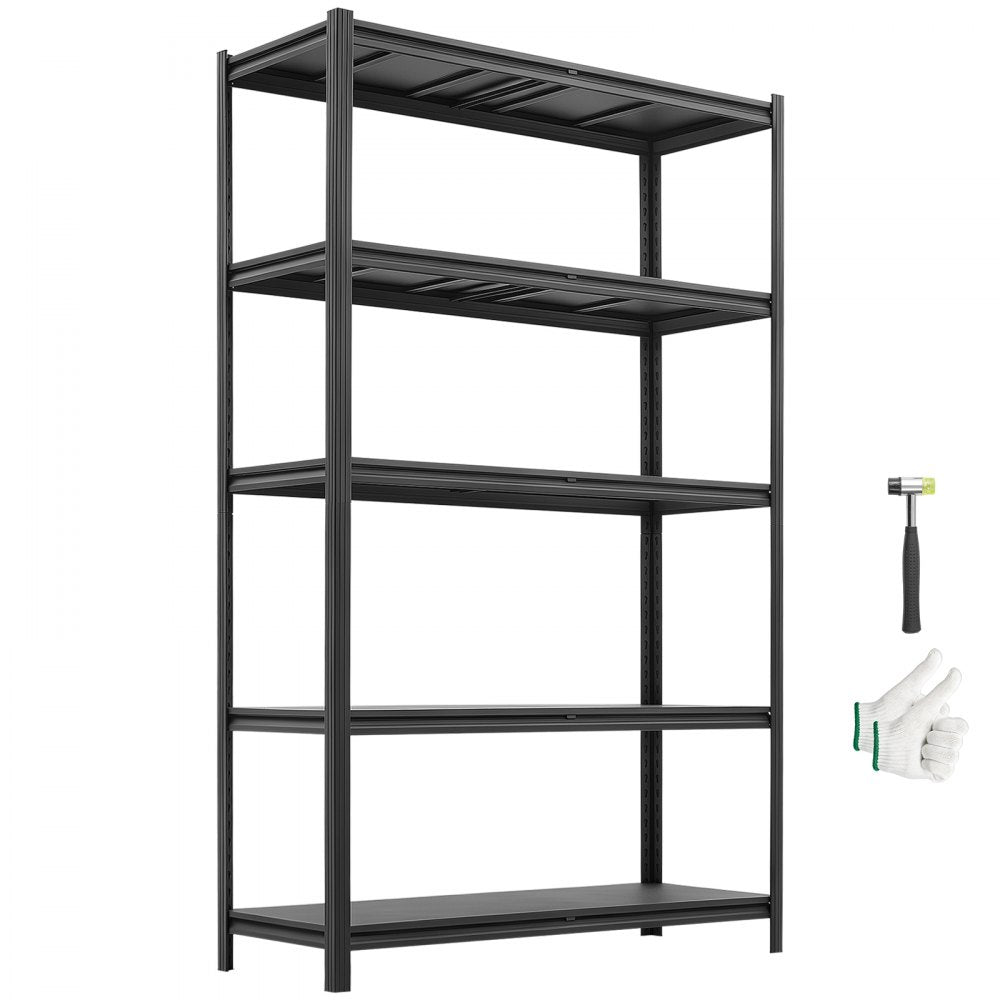 VEVOR Storage Shelves, 5-Tier Adjustable, 3000 lbs Capacity, Heavy Duty Garage Storage Shelving Unit, Metal Utility