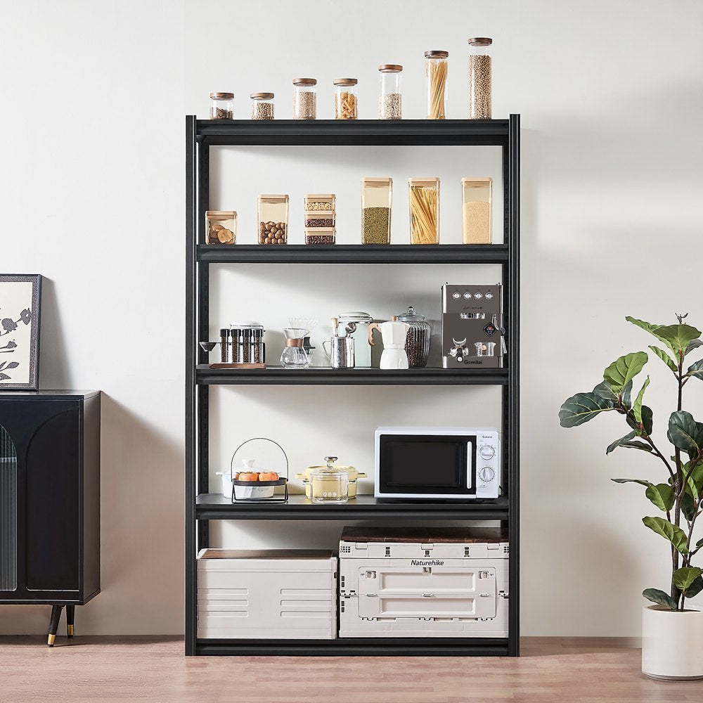 VEVOR Storage Shelves, 3000 lbs, 5 Tier Garage Storage Shelving, 18" D x 48" W x 78" H Adjustable Metal Shelves for