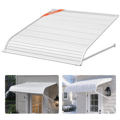 VEVOR Aluminum Awning 40 x 42 in, Durable Window Awning Door Canopy, Lightweight and Stable Aluminum Exterior Awnings