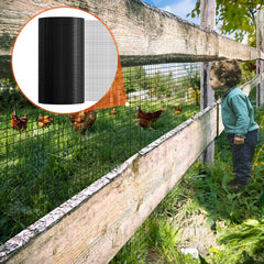 VEVOR Hardware Cloth, 24'' x 100' Galvanized Wire Mesh Roll, 19 Gauge Chicken Wire Fence Roll, Vinyl Coating Metal Wire
