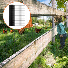VEVOR Hardware Cloth, 36'' x 50' Galvanized Wire Mesh Roll, 16 Gauge Chicken Wire Fence Roll, Vinyl Coating Metal Wire