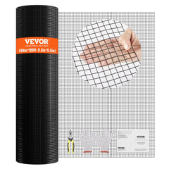VEVOR Hardware Cloth, 48'' x 100' Galvanized Wire Mesh Roll, 19 Gauge Chicken Wire Fence Roll, Vinyl Coating Metal Wire