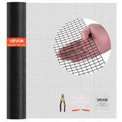 VEVOR Hardware Cloth 60 in x 50 ft, 1/2 in 19 Gauge Galvanized Wire Mesh Roll, Weather-Resistant Vinyl Coated Chicken