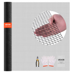 VEVOR Hardware Cloth 72 in x 50 ft, 1/2 in 19 Gauge Galvanized Wire Mesh Roll, Weather-Resistant Vinyl Coated Chicken