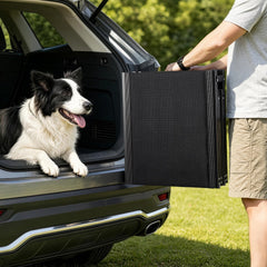 VEVOR Dog Ramp for Cars, 71" L x 17" W, Folding Pet Ramps for Medium & Large Dogs up to 250lbs, Pet Stair Ramp with