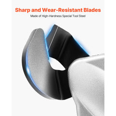 VEVOR Metal Shear/Cutter Drill Attachment, Sheet Metal Cutter with 360-Degree Pivoting Head, Sharp Blades,Ideal for 18