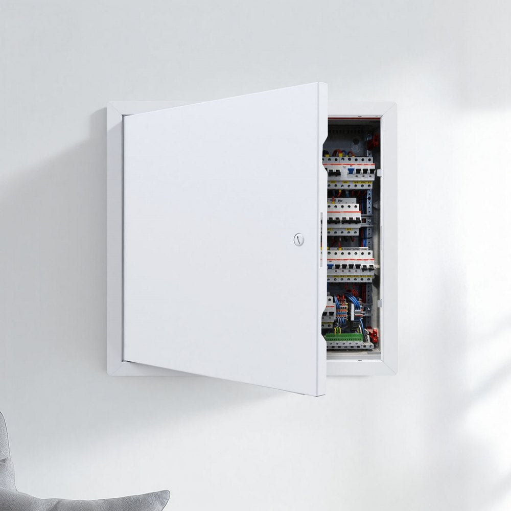 VEVOR Access Panel for Drywall, 15.2 x 15.2 in Galvanized Steel Access Door, Easy Install Hinged Service Panel with