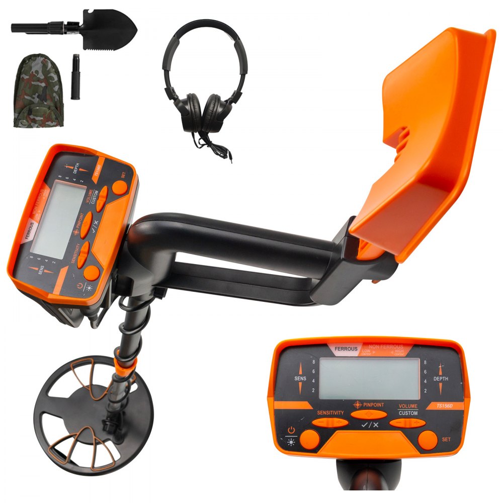 VEVOR Metal Detector Waterproof Disc Metal detectors Underwater Underground high Accuracy LCD Display Metal Detector