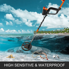 VEVOR Metal Detector Waterproof Disc Metal detectors Underwater Underground high Accuracy LCD Display Metal Detector