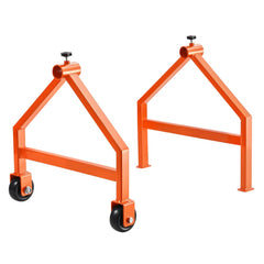 VEVOR Wire Spool Rack, 220 lbs Load Capacity, Portable Cable Caddy, Moveable Wire Rack with Wheels, Spool Holder, Up to