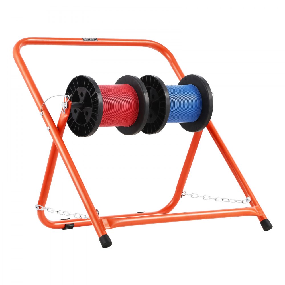 VEVOR Cable Caddy, Heavy Duty Steel Frame, Spool Holder for Electrical Wires, Portable Wire Dispenser for Up to 20 in