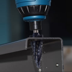 VEVOR Step Drill Bit Set, 1/8 - 7/8 inch, 3 Pieces Step Drill Bits, 1/4 inch Hex Shank, TiAlN Coating Cobalt HSS High