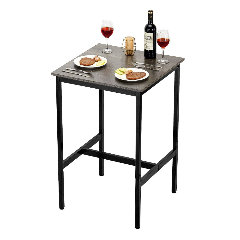 VEVOR Bar Table, Sturdy Metal Frame High Top Pub Table, Small Kitchen Dining, Cocktail Coffee Counter Bar Height Desk