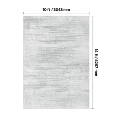 VEVOR Area Rug, 10 x 14 ft Large Washable Rug, Non-Slip and Tear-Resistant Soft Carpet, Pet & Child Friendly Modern