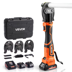 VEVOR Press Tool, 18V Electric Pipe Crimping Tool for 1/2" 3/4" 1" PEX Pipe Stainless Steel Rings, 24KN PEX Press Tool