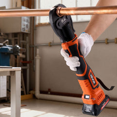 VEVOR Press Tool Kit, 18V Electric Pipe Crimping Tool for 1/2", 3/4", 1" Copper Tubes, 24KN Press Tool Compatible with