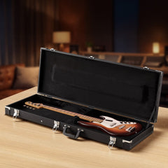 VEVOR Electric Guitar Hard Case, 41.3 Inch, Rectangle Wooden Hard-Shell Protective Carrying Case, with Lock Latch