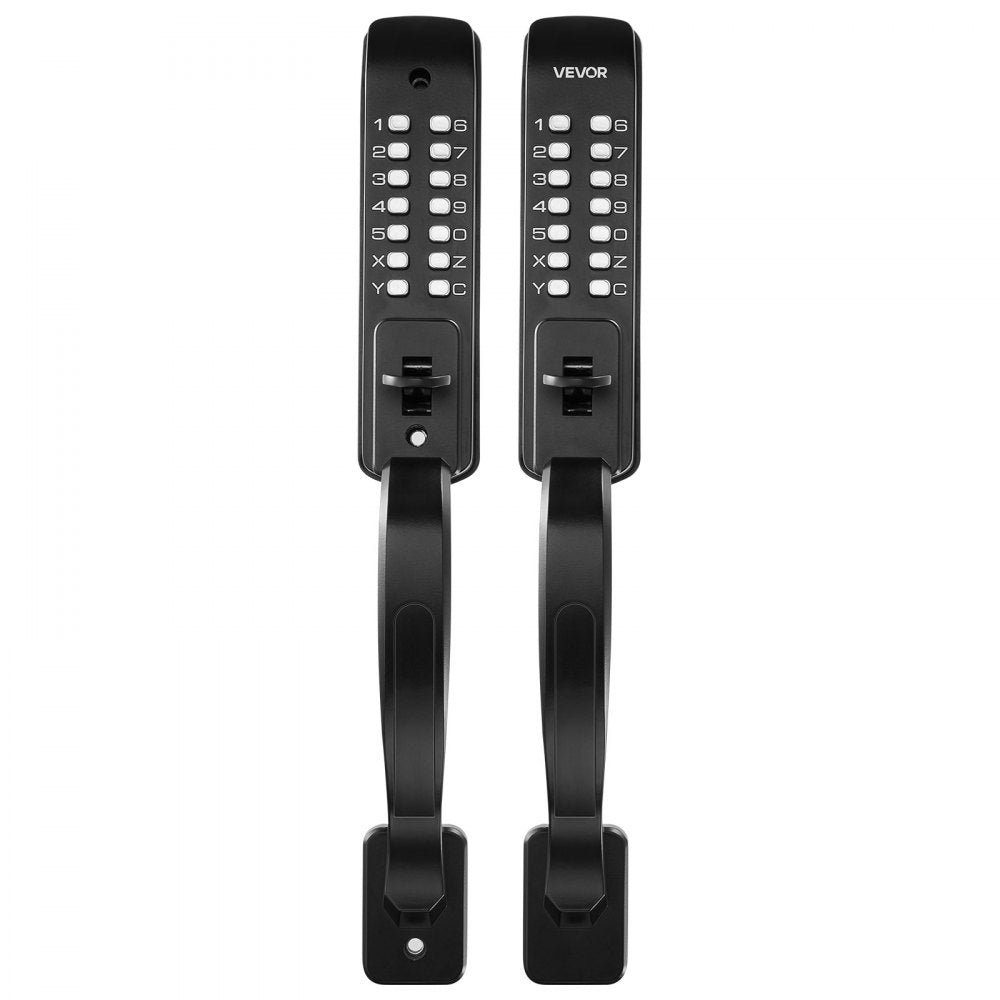 VEVOR Mechanical Keyless Entry Door Lock, 2.0 Code Upgrade, 4-7 Digits Code, Double-Sided Push Button Combination