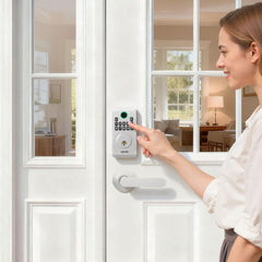 VEVOR Keyless Entry Door Lock with Handle Set, Electronic Keypad Deadbolt with Lever Handles, Pioneering Easy-Grip