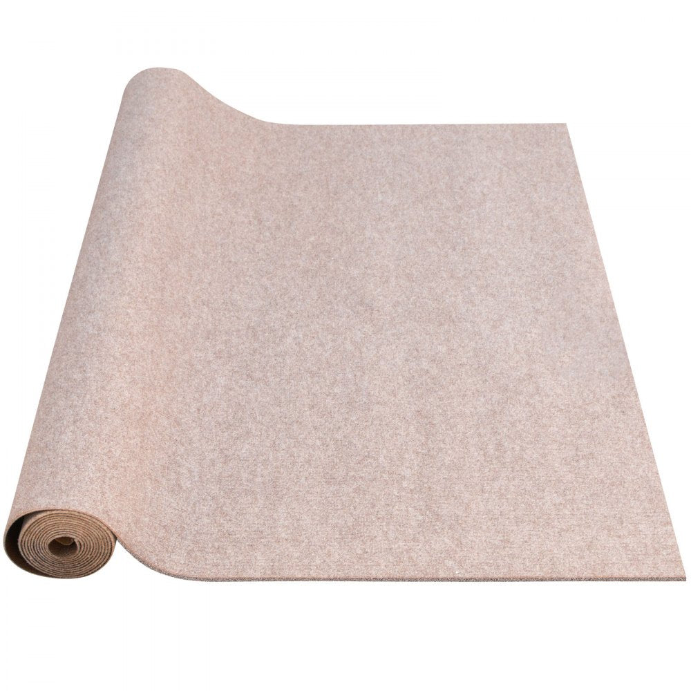 VEVOR Boat Carpet, 6 ft x 29.5 ft Marine Carpet for Boats, Waterproof Light Brown Carpet with Marine Backing Anti-Slide