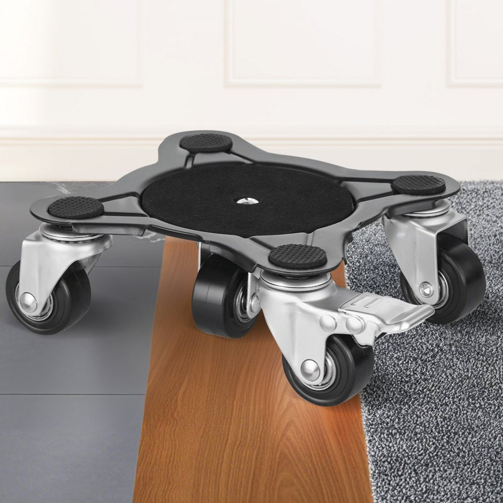 VEVOR Furniture Dolly, Maximum Load 1200 lbs, Heavy Duty Furniture Movers with 5 360° Rotation Wheels, Carbon Steel