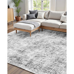 VEVOR Area Rug, 6 x 9 ft Large Washable Boho Rug, Non-Slip and Tear-Resistant Soft Carpet, Pet & Child Friendly