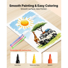 VEVOR Foam Board, 12 Pack 24 x 36 Inch, 3/16 Inch Thickness White Poster Board, Acid-Free Double Sided Foam Core Sheets