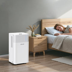 VEVOR 30 Pints Dehumidifier for Home & Basement, Drain Hose for Commercial & Industrial Use, Smart Humidity Control